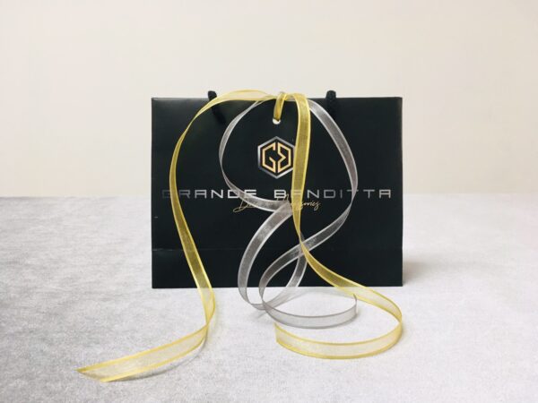 Mini Banditta paper bag - black mat