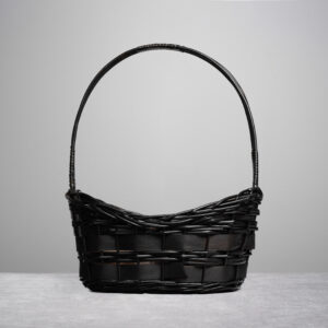 Black basket - Saint George - 1 - Black and Gold